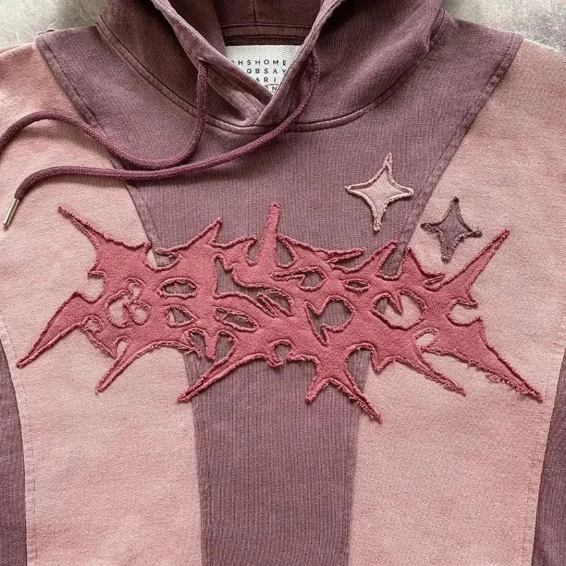 Y2K Ripped Hoodie