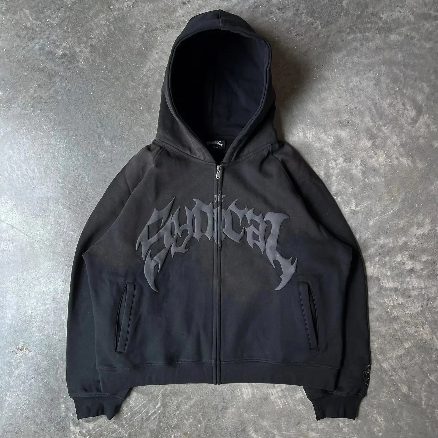 Y2K Ripped Hoodie