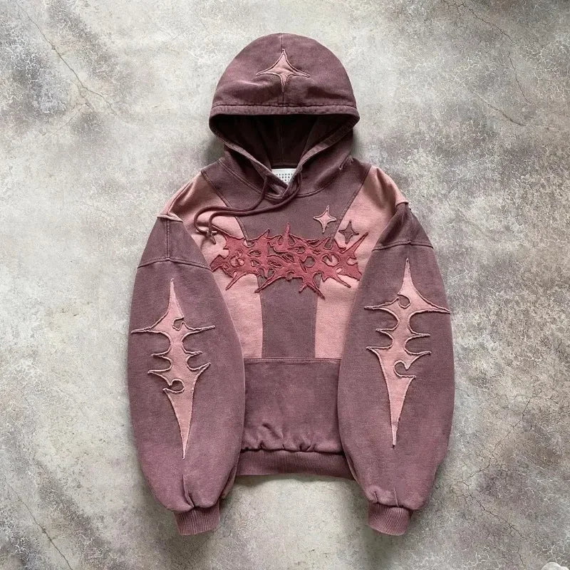 Y2K Ripped Hoodie